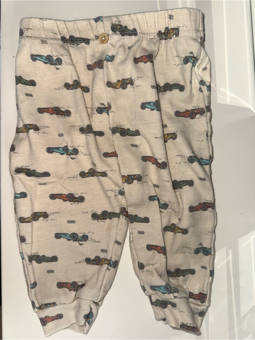 Baby Bodysuits & Pants with Vintage Race Car Print